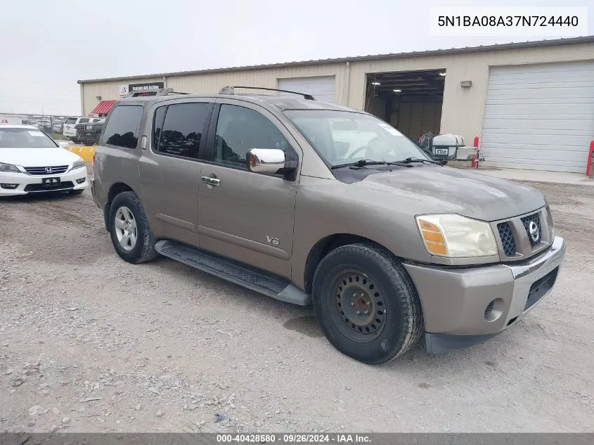 5N1BA08A37N724440 2007 Nissan Armada Se/Le