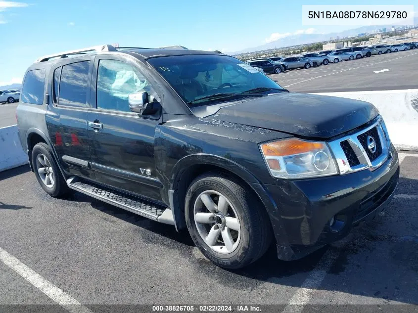 5N1BA08D78N629780 2008 Nissan Armada Se