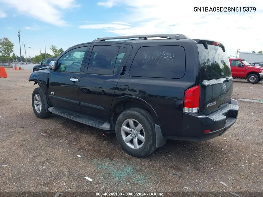 5N1BA08D28N615379 2008 Nissan Armada Se