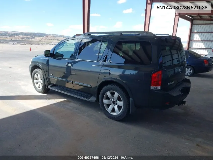 5N1AA08C28N621038 2008 Nissan Armada Le