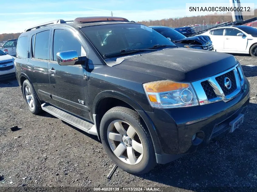 5N1AA08C58N606212 2008 Nissan Armada Le