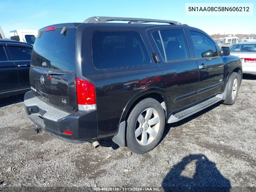 5N1AA08C58N606212 2008 Nissan Armada Le