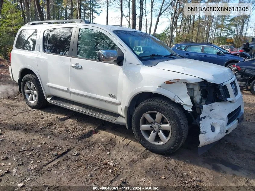 5N1BA08DX8N618305 2008 Nissan Armada Se