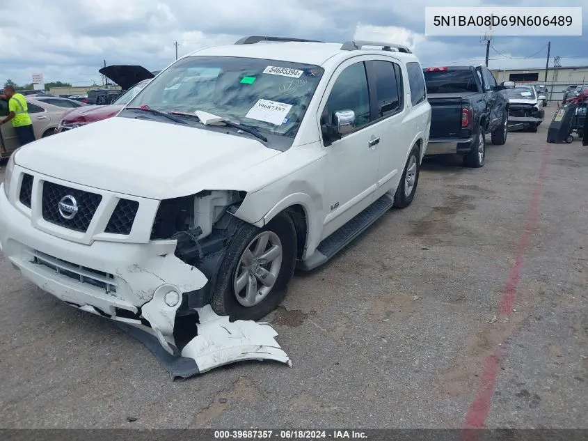 2009 Nissan Armada Se VIN: 5N1BA08D69N606489 Lot: 39687357