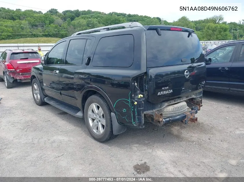 5N1AA08D49N606762 2009 Nissan Armada Le