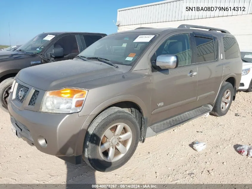 5N1BA08D79N614312 2009 Nissan Armada Se