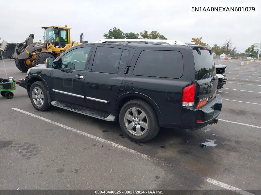 2010 Nissan Armada Platinum VIN: 5N1AA0NEXAN601079 Lot: 40440625