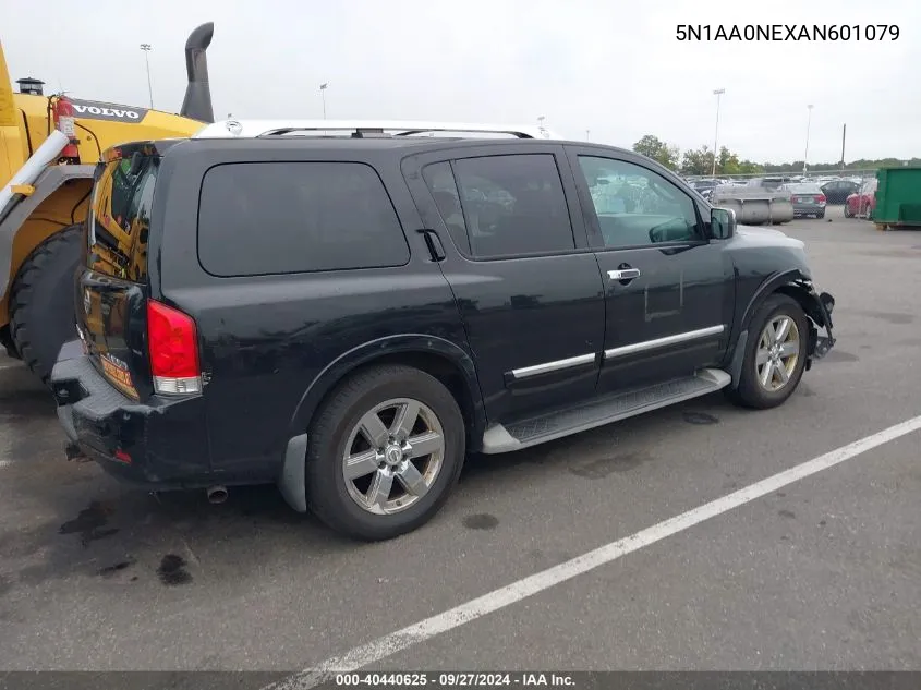 2010 Nissan Armada Platinum VIN: 5N1AA0NEXAN601079 Lot: 40440625