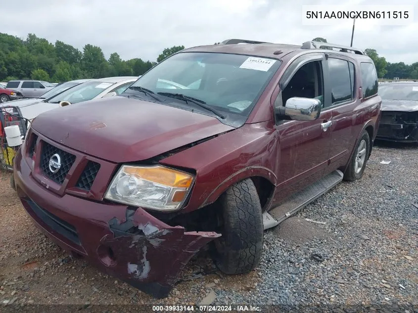 5N1AA0NCXBN611515 2011 Nissan Armada Sv