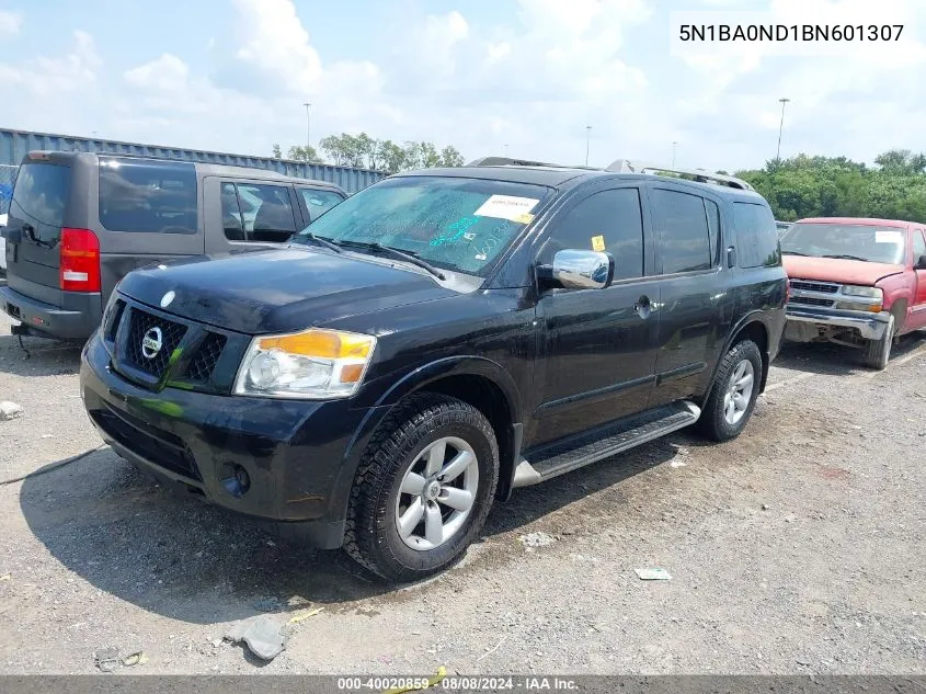 5N1BA0ND1BN601307 2011 Nissan Armada Sv