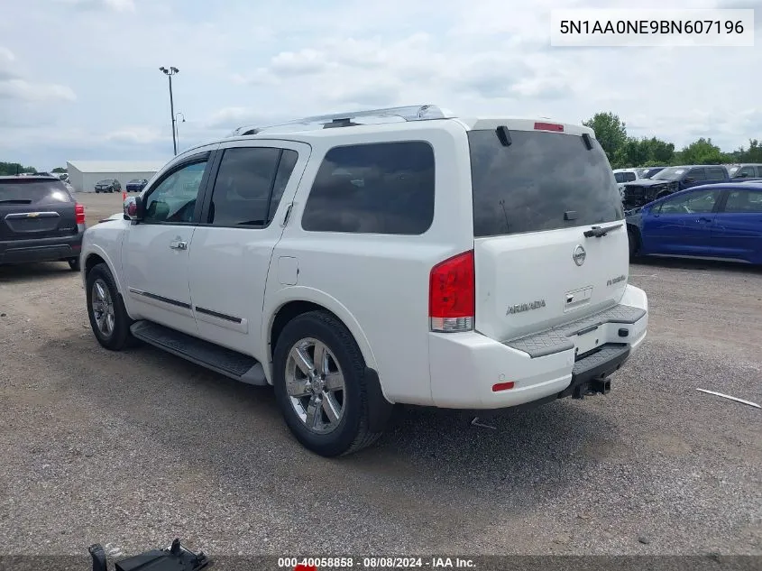 5N1AA0NE9BN607196 2011 Nissan Armada Platinum