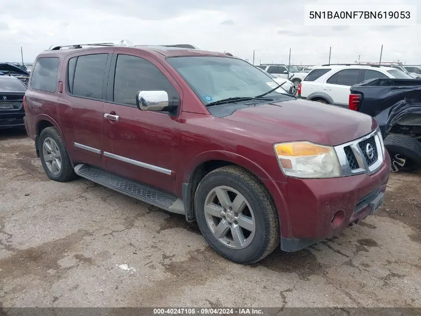 5N1BA0NF7BN619053 2011 Nissan Armada Platinum