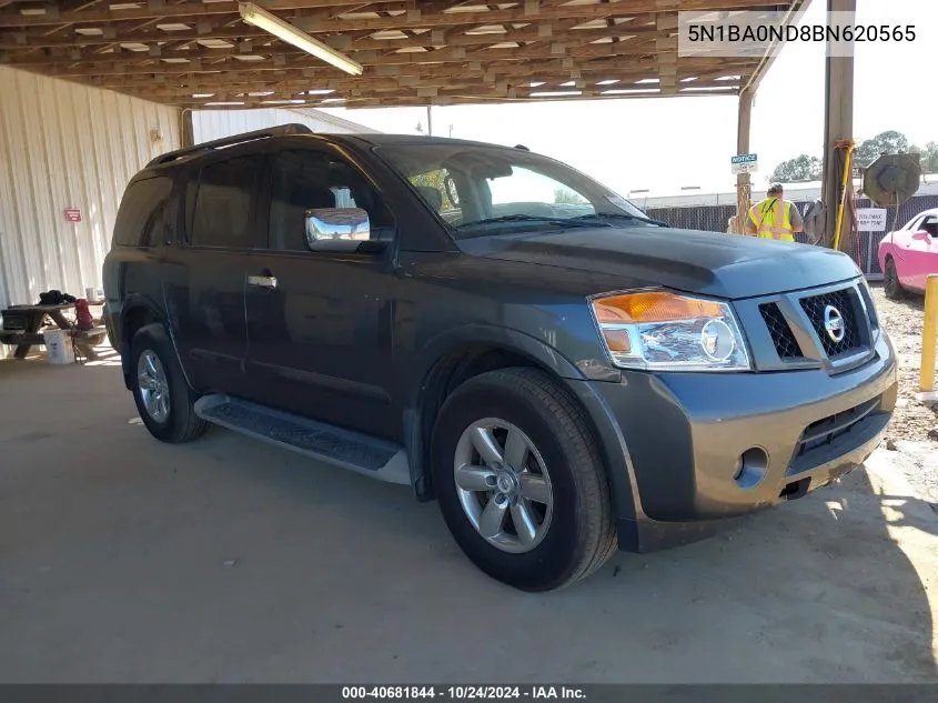 2011 Nissan Armada Sv/Sl/Platinum VIN: 5N1BA0ND8BN620565 Lot: 40681844