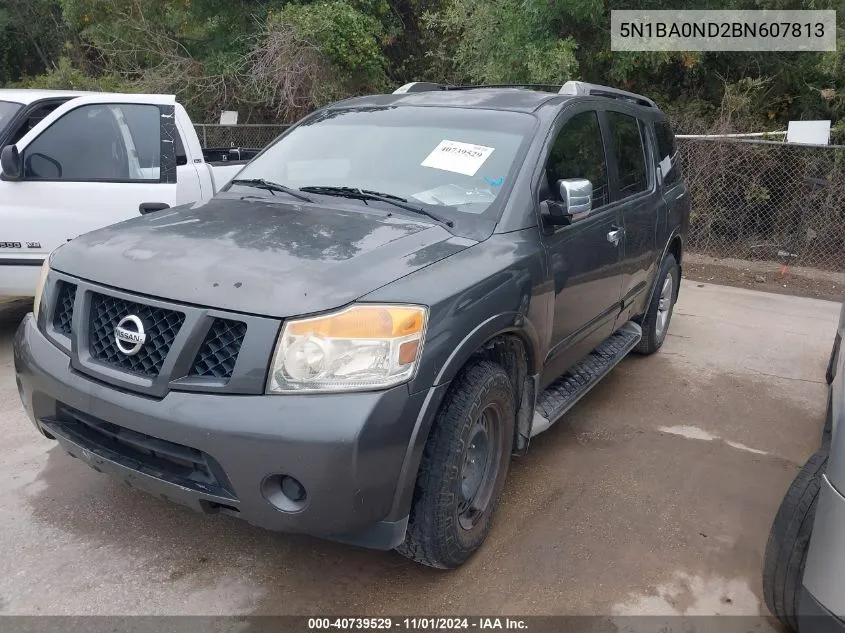 5N1BA0ND2BN607813 2011 Nissan Armada Sv