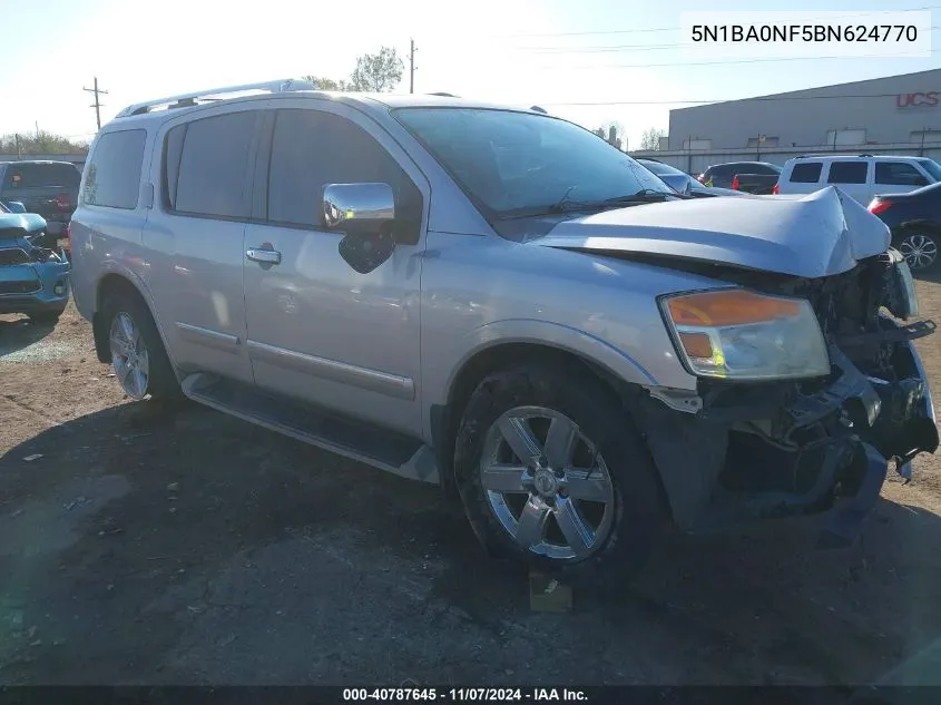 5N1BA0NF5BN624770 2011 Nissan Armada Platinum