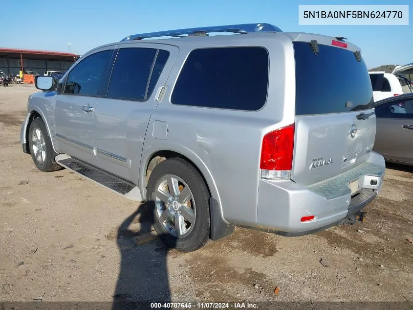 5N1BA0NF5BN624770 2011 Nissan Armada Platinum