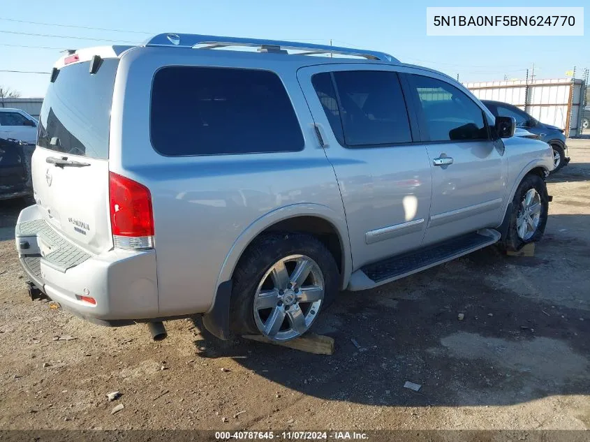 5N1BA0NF5BN624770 2011 Nissan Armada Platinum