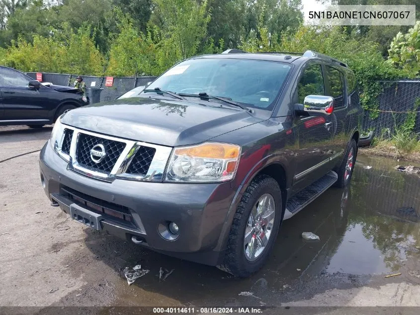 5N1BA0NE1CN607067 2012 Nissan Armada Platinum