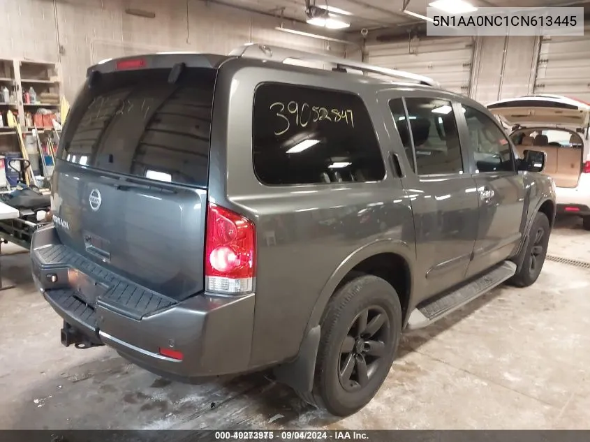 2012 Nissan Armada Sv VIN: 5N1AA0NC1CN613445 Lot: 40273975