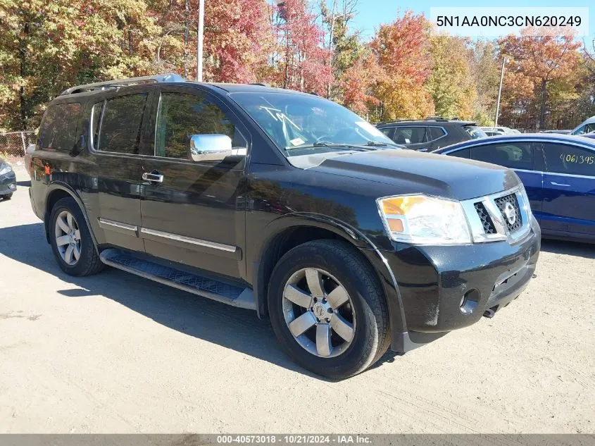 2012 Nissan Armada Sl VIN: 5N1AA0NC3CN620249 Lot: 40573018