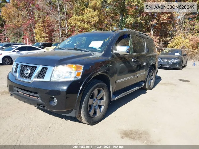 2012 Nissan Armada Sl VIN: 5N1AA0NC3CN620249 Lot: 40573018