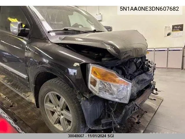 2013 Nissan Armada Platinum VIN: 5N1AA0NE3DN607682 Lot: 30048667