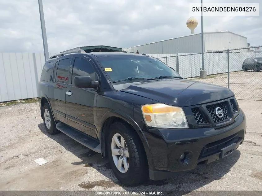 2013 Nissan Armada Sv VIN: 5N1BA0ND5DN604276 Lot: 39979810