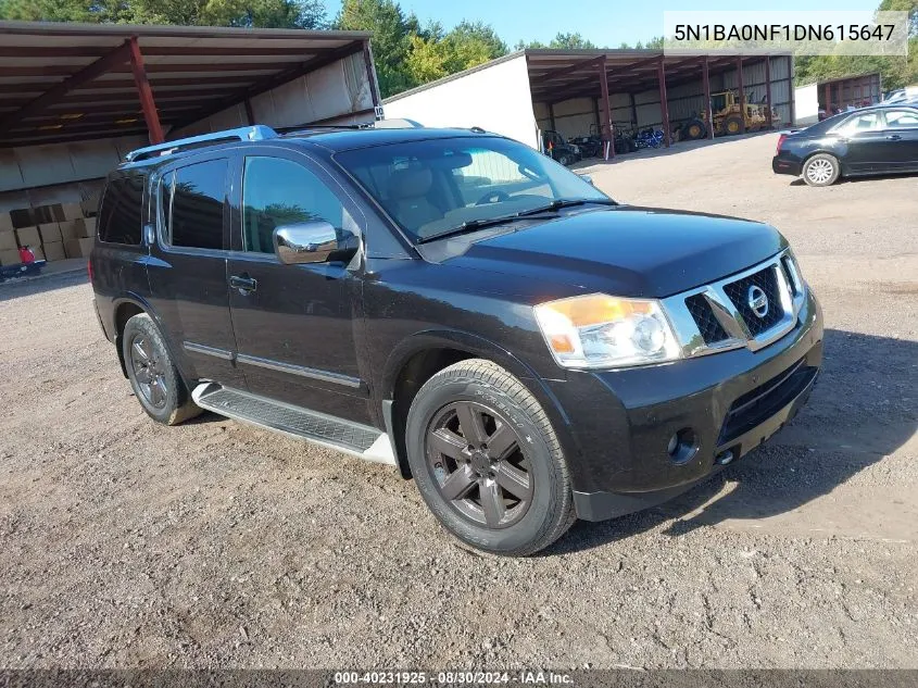 5N1BA0NF1DN615647 2013 Nissan Armada Platinum