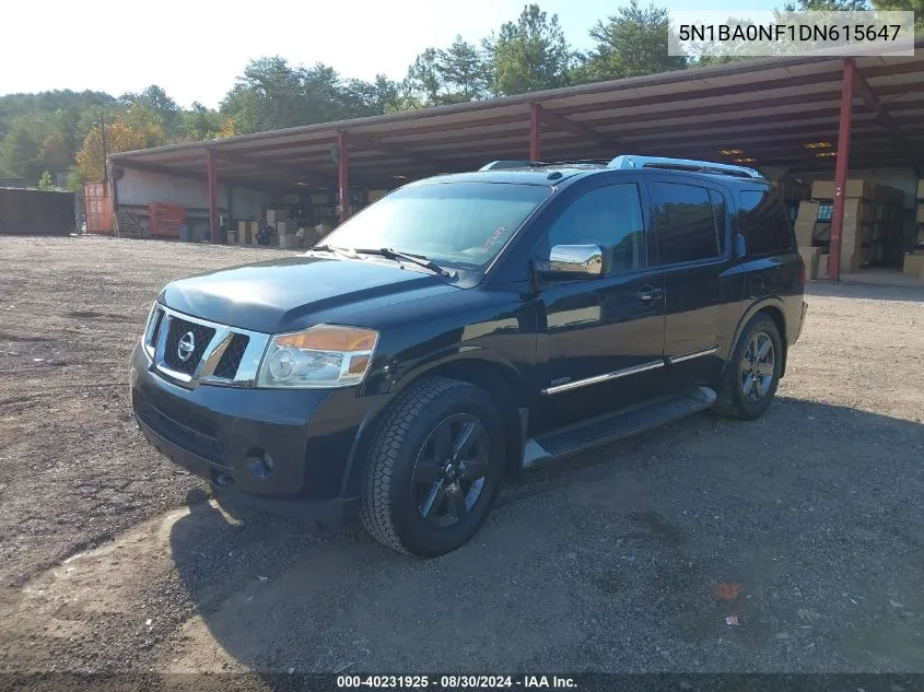 5N1BA0NF1DN615647 2013 Nissan Armada Platinum