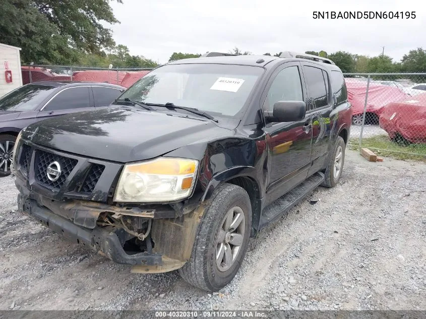 5N1BA0ND5DN604195 2013 Nissan Armada Sv