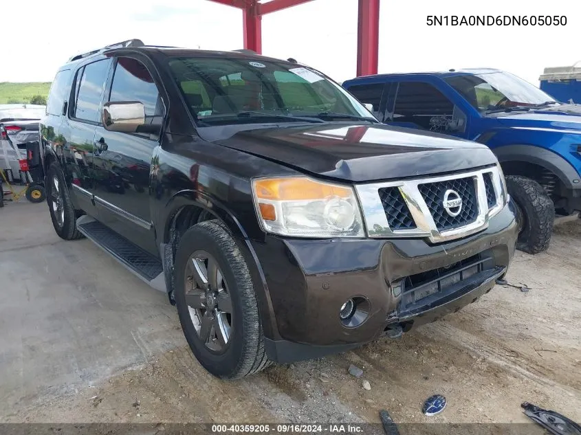 2013 Nissan Armada Platinum VIN: 5N1BA0ND6DN605050 Lot: 40359205