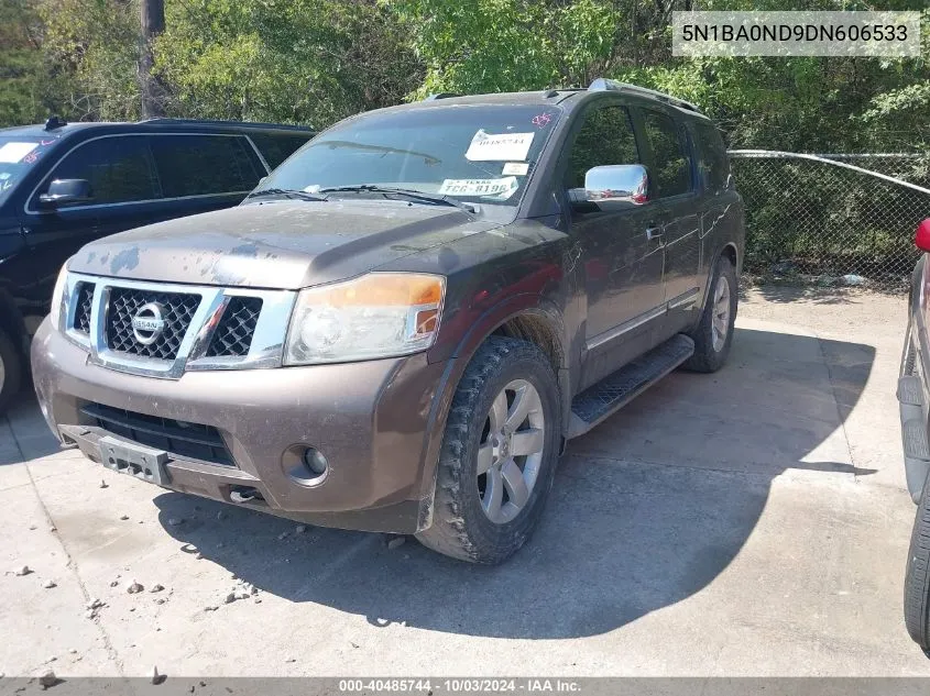 2013 Nissan Armada Sl VIN: 5N1BA0ND9DN606533 Lot: 40485744