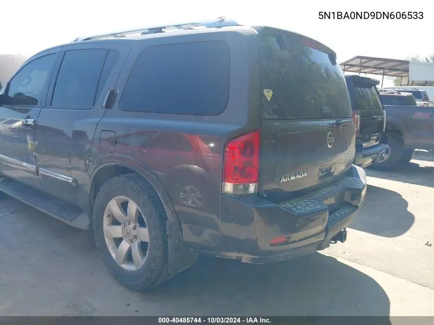 2013 Nissan Armada Sl VIN: 5N1BA0ND9DN606533 Lot: 40485744