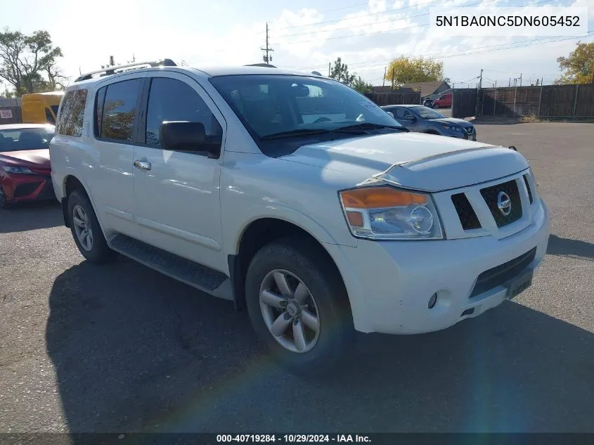 2013 Nissan Armada Sv VIN: 5N1BA0NC5DN605452 Lot: 40719284