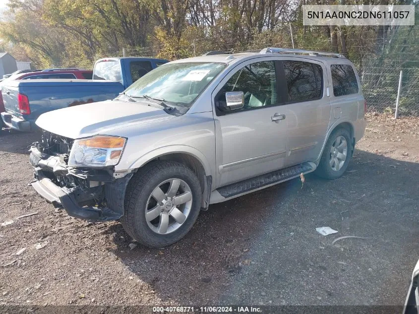 2013 Nissan Armada Sl VIN: 5N1AA0NC2DN611057 Lot: 40768771