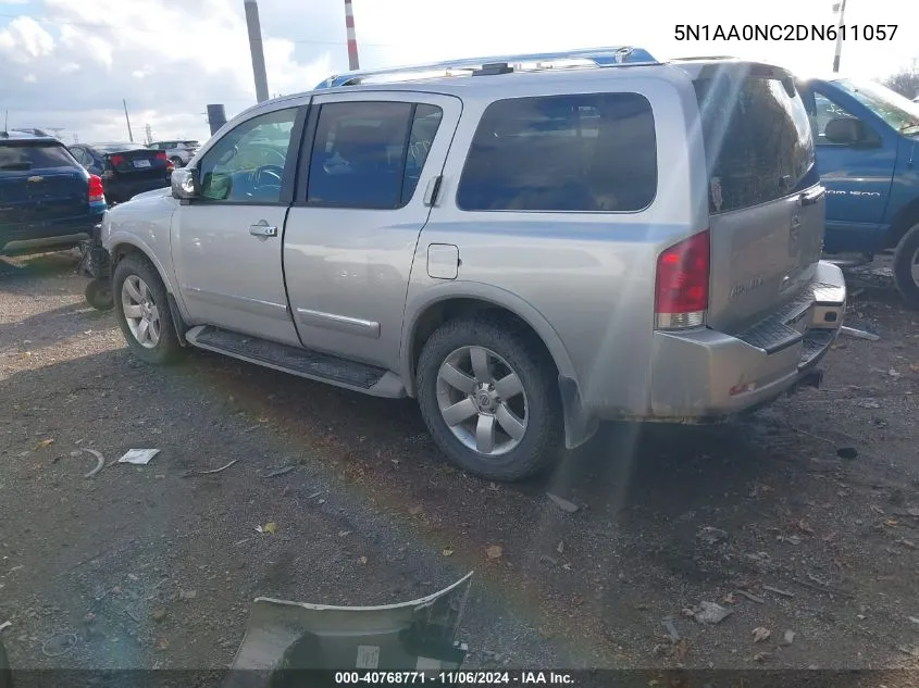 2013 Nissan Armada Sl VIN: 5N1AA0NC2DN611057 Lot: 40768771