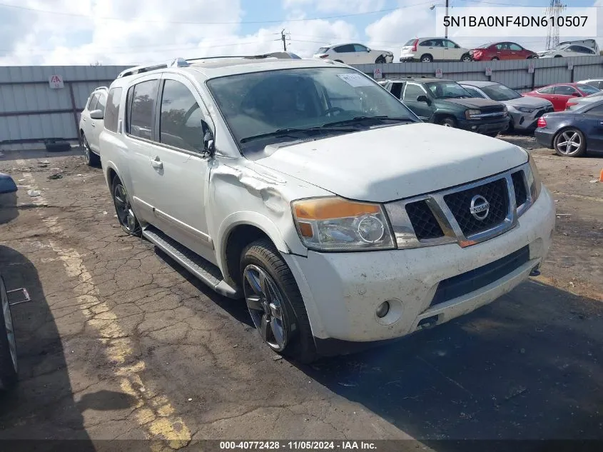 2013 Nissan Armada Platinum VIN: 5N1BA0NF4DN610507 Lot: 40772428