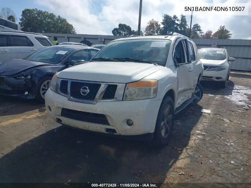 2013 Nissan Armada Platinum VIN: 5N1BA0NF4DN610507 Lot: 40772428