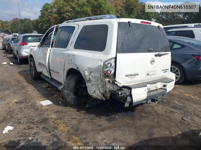 2013 Nissan Armada Platinum VIN: 5N1BA0NF4DN610507 Lot: 40772428