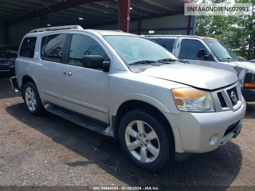 2014 Nissan Armada Sv VIN: 5N1AA0NC9EN607993 Lot: 39964004