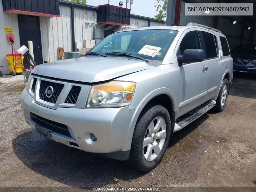 2014 Nissan Armada Sv VIN: 5N1AA0NC9EN607993 Lot: 39964004