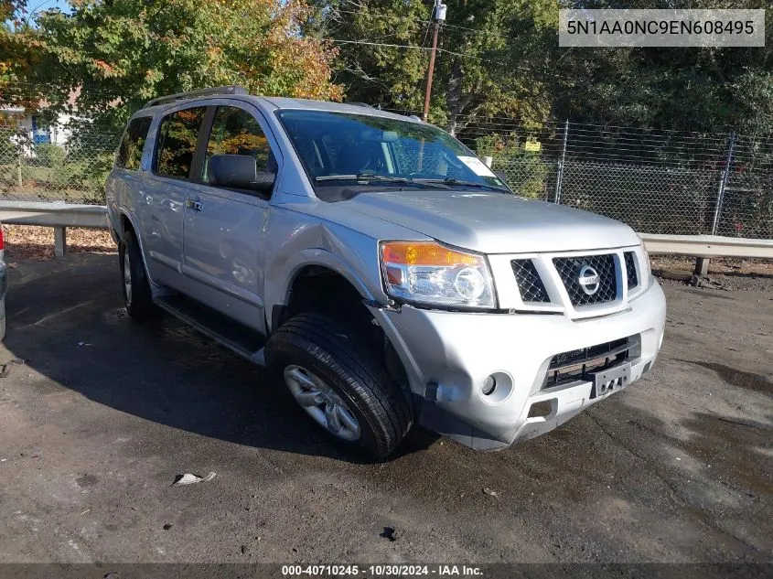 2014 Nissan Armada Sv VIN: 5N1AA0NC9EN608495 Lot: 40710245