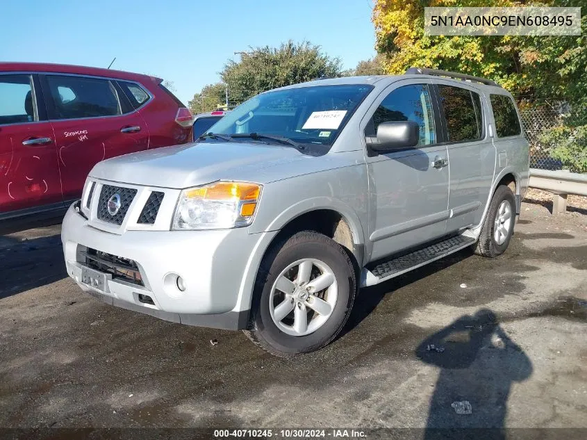 2014 Nissan Armada Sv VIN: 5N1AA0NC9EN608495 Lot: 40710245