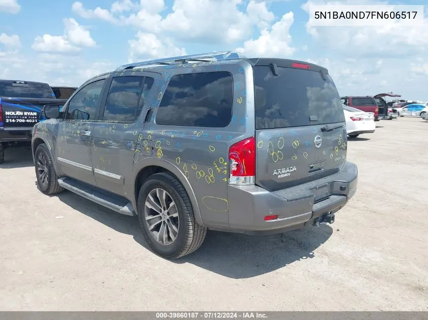 5N1BA0ND7FN606517 2015 Nissan Armada Platinum/Sl/Sv