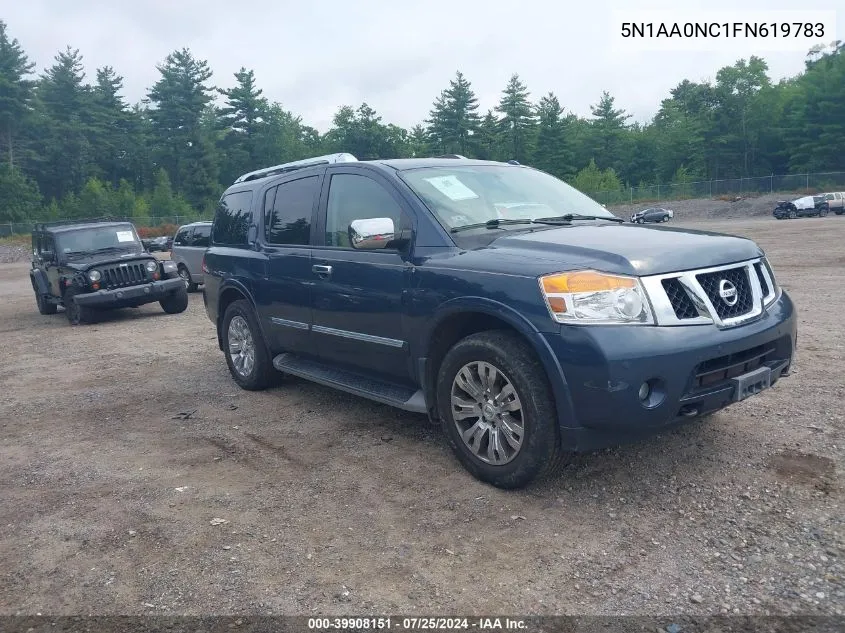 2015 Nissan Armada Platinum/Sl/Sv VIN: 5N1AA0NC1FN619783 Lot: 39908151