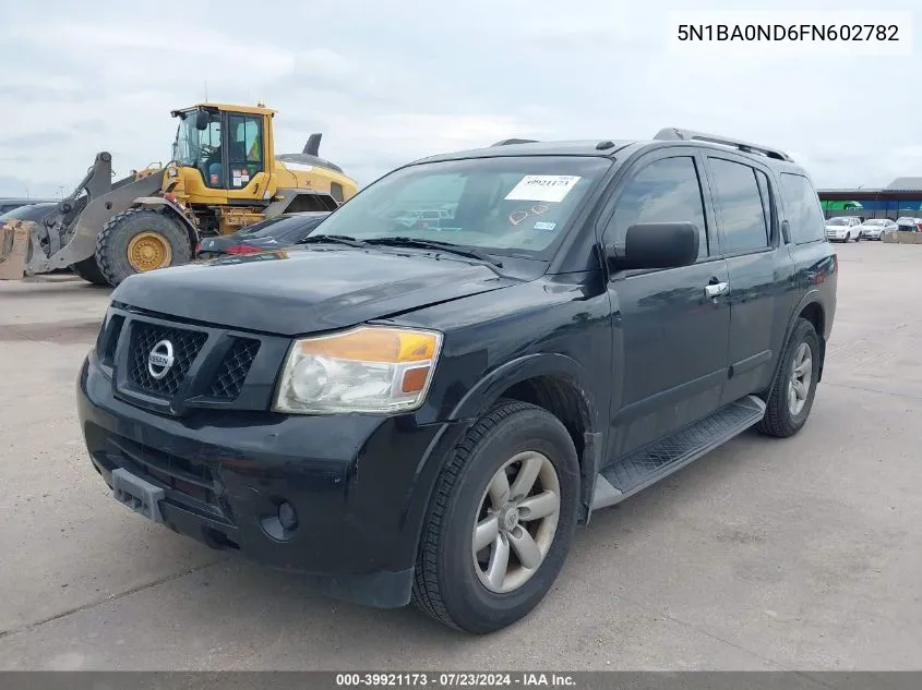 5N1BA0ND6FN602782 2015 Nissan Armada Sv