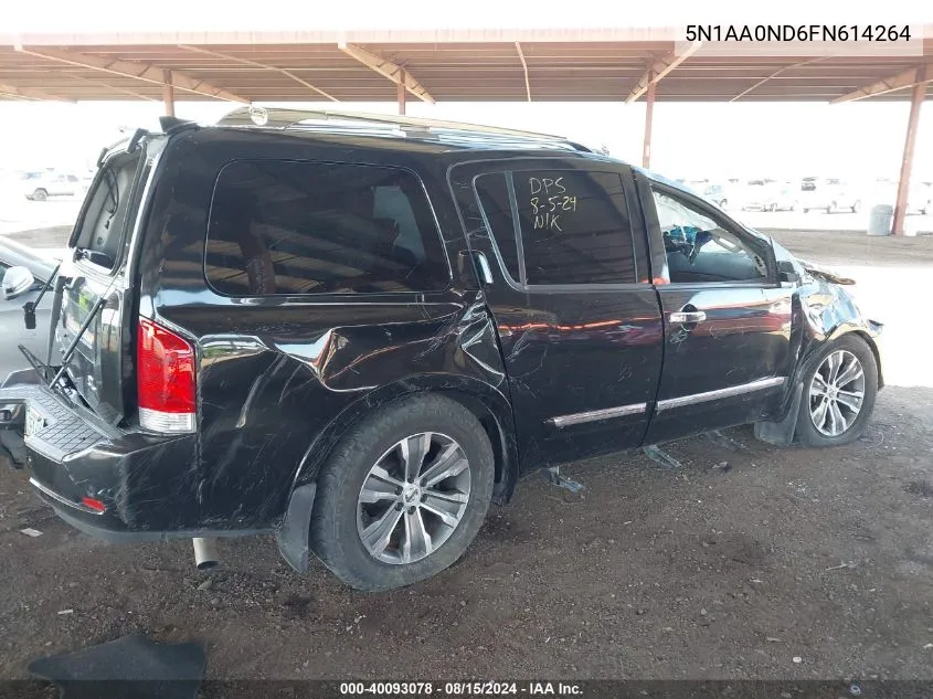 2015 Nissan Armada Sl VIN: 5N1AA0ND6FN614264 Lot: 40093078