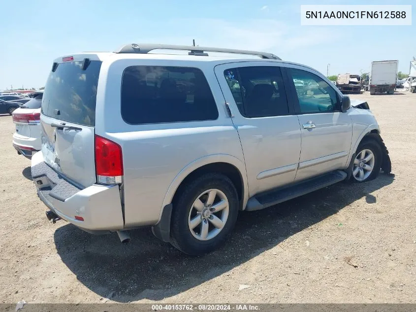 2015 Nissan Armada Platinum/Sl/Sv VIN: 5N1AA0NC1FN612588 Lot: 40153762