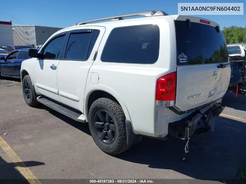 2015 Nissan Armada Platinum/Sl/Sv VIN: 5N1AA0NC9FN604402 Lot: 40167263