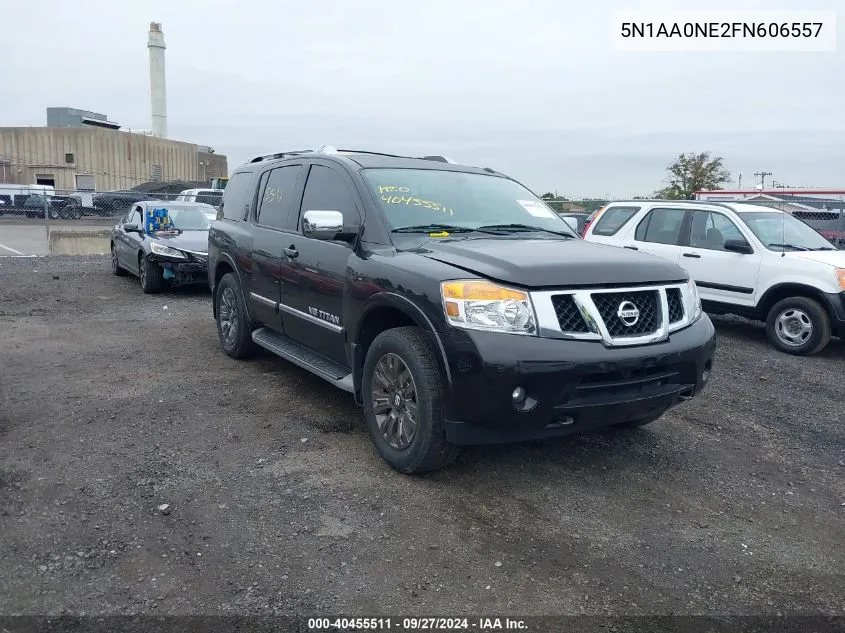 2015 Nissan Armada Platinum VIN: 5N1AA0NE2FN606557 Lot: 40455511